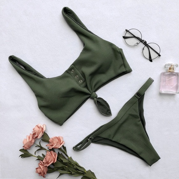 COCOIMO Other - ⛱🆕Sweet Girl Bikini Set Olive